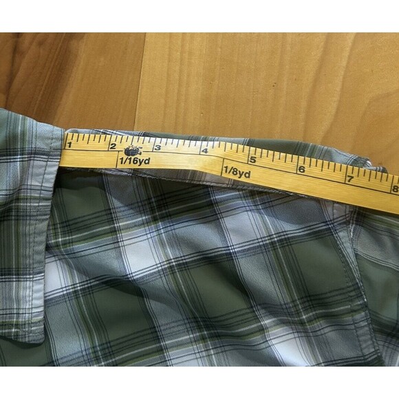 Eddie Bauer Men’s Long Sleeve Shirt. Button Up. Green Plaid. Tall Large - Picture 7 of 8